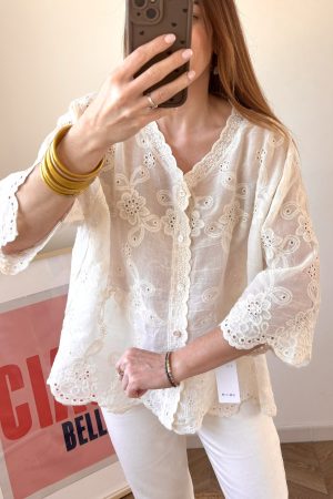 Blouse/chemisier broderies