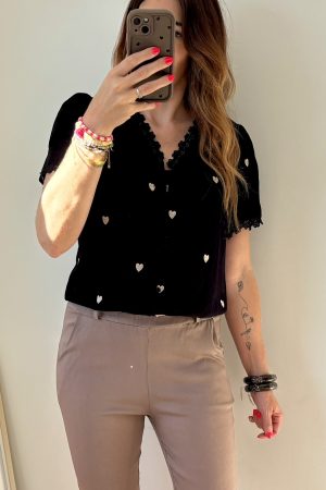 Blouse cœurs brodés M/38