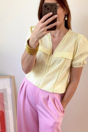 Blouse plumetis M