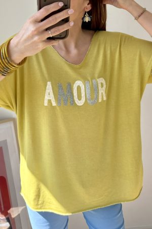 Pull fin Amour