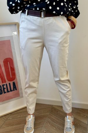 Pantalon coton avec ceinture
