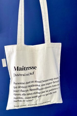 Tote bag Maitresse