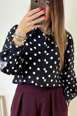 Chemisier pois L/40