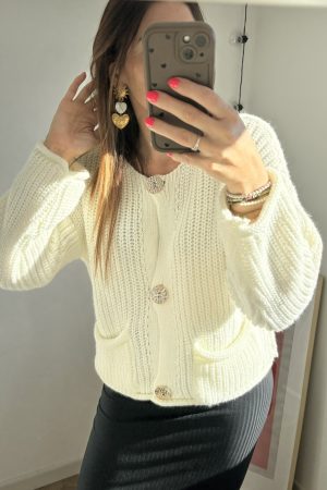 Gilet grosse maille