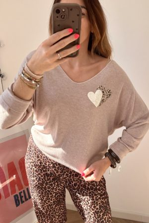 Haut ample Coeurs