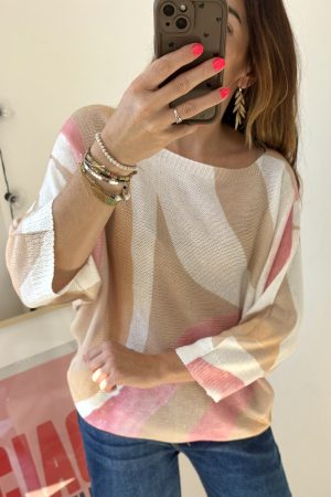 Pull ample pastel
