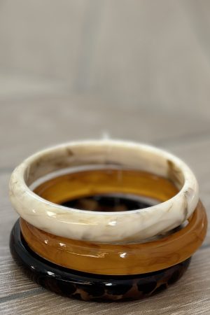 Trio bracelet mix léopard