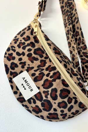 Sac banane léopard