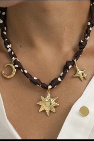 Collier à pois & pampilles